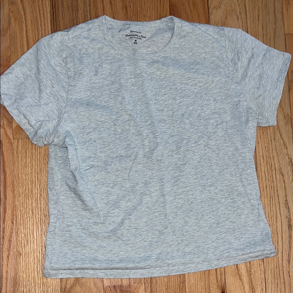 Abercrombie & Fitch Light Gray Tee